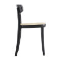 Popular design dinning chair with rattan&solid wood